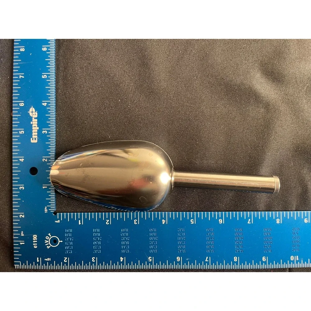 Mother Daughter Engraved Stainless Steel Utility Scoop Silver Heart to Heart 8in